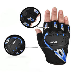 Guantes de Medio Dedo Unisex para Entrenamiento de MMA, Gimnasio, Fitness, Deportes de Invierno, Ciclismo MTB, Moda Masculina en Poliéster - Product Image 2