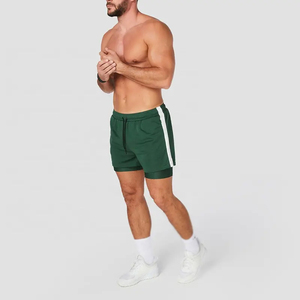 กางเกงขาสั้นกีฬาพรีเมียมสองชั้น ผ้าฝ้ายอ๊อกซ์ฟอร์ดยืดหยุ่น ระบายอากาศ กันน้ำ 100% มีซิปและกระเป๋า  โลโก้สั่งทำได้ - Product Image 5