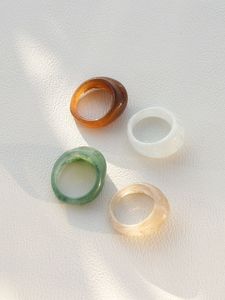Luxurious Resin Napkin Rings Buckles Party <b>Cloth</b> Rings for <b>Table</b> Multi Color Epoxy Resin Napkin Ring Hot Sale - Product Image 1