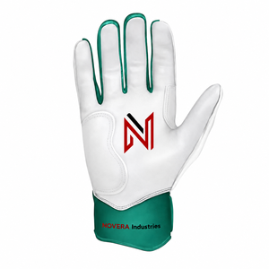 ถุงมือตีเบสบอลหนังสำหรับเด็ก NOVERA INDUSTRIES ปิดด้วยแถบตีนตุ๊กแก ระบายอากาศได้ดี น้ำหนักเบา แห้งเร็ว รับทำโลโก้ตามสั่ง - Product Image 2