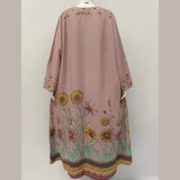 Pijamas de Rayón para Mujer, Dos Piezas, con Cordón, Suaves, Camisones de Manga Larga con Pantalones Largos, para Uso Diario, Estilo Veraniego