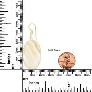 Boucles d'oreilles pendantes en argent plaqué avec pierre précieuse aragonite jaune, faites à la main, bijoux de fête, meilleur prix, cadeau idéal pour elle - Product Image 2