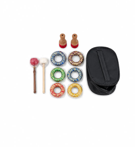 Juego de Cuencos Tibetanos de Bronce Hechos a Mano, 7 Piezas, Kit de Cuencos de Masaje con Mazos, Decorativos y Redondos, a un Precio Accesible - Product Image 2
