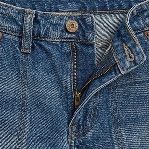 Shorts de Mezclilla para Mujer, Personalizables, Transpirables, con Bolsillos con Botones, Casuales, de Alta Calidad, Moda Veraniega, Estilo Urbano - Product Image 4