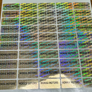 Etiqueta Holográfica de Seguridad PET Anti-Falsificación Personalizable con Logotipo, Código de Barras, Impresión Digital UV para Uso Comercial - Product Image 1