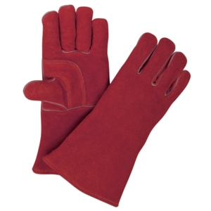 Gants de sécurité en cuir de vachette de qualité supérieure, entièrement doublés de polaire, protection industrielle pour les mains des soudeurs, gants de soudage - Product Image 3