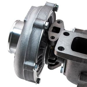 63 A/R Stage III T04E T3 T4 44 Trim Turbocharger Kit with 5-Bolt Oil Feed & Drain Return Line Hose Stage III Turbo Parts - Product Image 3