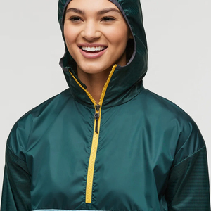 Chaqueta Cortavientos Impermeable para Mujer, Talla Grande, con Capucha, Abrigo Casual de Invierno, con Logotipo y Capucha de Color - Product Image 5