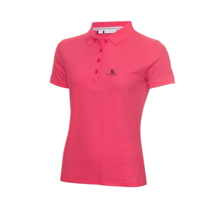 Polo de Mujer de Algodón con Patrón Liso, Manga Corta, Tejido, Casual, Transpirable, con Botones, para Verano 2026 - Product Image 2
