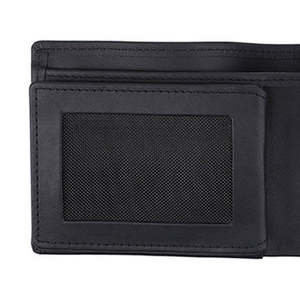 Portefeuille pour homme en cuir véritable à 100 %, fermeture ouverte, imperméable, petit porte-monnaie unisexe, prix raisonnable - Product Image 4