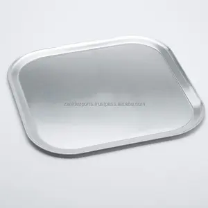 Plateau en métal doré élégant pour une présentation décorative, plateau décoratif de Noël pour une utilisation polyvalente, luxe classique en relief - Product Image 1