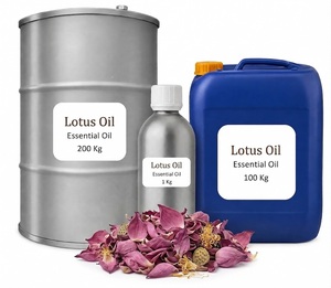 Huile essentielle de lotus rose en gros, extrait de fleur de Nelumbo Nucifera, huile aromatique naturelle - Product Image 2