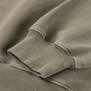 Sudadera con Capucha para Hombre, de Alta Calidad, con Logotipo Personalizado Impreso en la Parte Delantera, Talla Grande, Color Sólido, 100% Algodón - Product Image 4
