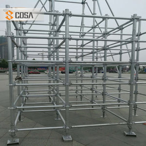 Sistema di Ponteggio Modulare Cosa Ringlock in Acciaio ad Alta Resistenza e Capacità di Carico di 800kg per il Rinforzo di Facciate Esterne di Edifici - Product Image 2