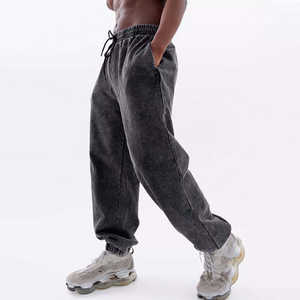 Pantalones Deportivos Personalizables de Alta Calidad para Hombre/Mujer, de Lona, Poliéster/Algodón, Estilo Vintage Oscuro, Ecológicos, Antiarrugas y de Secado Rápido - Product Image 1