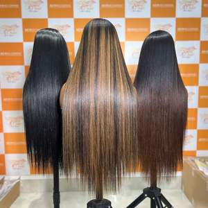 Perruques en cheveux vierges vietnamiens en gros, cheveux humains mélangés, couleurs variées, longueur jusqu'à 32 pouces, cheveux vierges provenant de filles vietnamiennes - Product Image 2