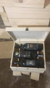 Factory Brown Wooden <b>Crate</b> Box with Rope Handle for Vegetable Packing Eco-Friendly Durable Storage Cabinet Organizers gift - Product Image 4