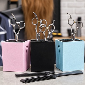 Juego de Herramientas para el Cuidado del Cabello, Kit de Tijeras y Peine, Accesorios de Peluquería Metálicos, Exhibición para Mostrador - Product Image 1