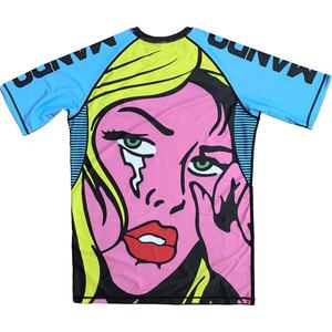 Camiseta de Manga Corta para Hombre, Personalizada, para Artes Marciales Mixtas (MMA), Elástica, de Secado Rápido, para Entrenamiento de Jiu Jitsu - Product Image 6