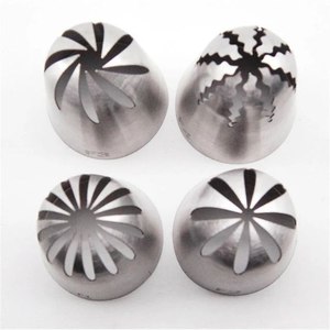 Wholesale Stainless Steel Pillar Shape Heat Resistant Piping Nozzle Card Set for DIY Baking & <b>Dessert</b> Use - Product Image 5