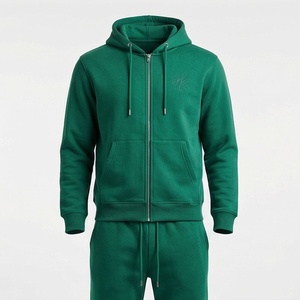Survêtement en velours de haute qualité personnalisé pour hommes, vêtements de sport en velours, survêtement en molleton de luxe pour hommes, survêtements pour hommes - Product Image 1