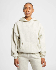 Venta al por mayor directa de fábrica: Sudadera con capucha para mujer con lavado ácido, logotipo bordado personalizado, teñido liso, para chicas - Product Image 3