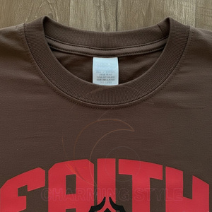 Custom <b>Acid</b> Wash Vintage T Shirt Streetwear Distressing Washed Heavy Cotton T Shirts With Logo <b>Drop</b> Shoulder Oversized - Product Image 3