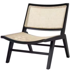 Sillón de Ratán de Estilo Minimalista con Estructura de Madera de Teca para Jardín, Muebles a Precio Accesible - Product Image 2