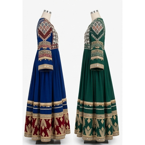 Vestido Afgano Kuchi de Moda Moderna, Hecho a Mano, de la Mejor Calidad, Estilo Tribal, Casual, de Primavera, con Cuentas de Terciopelo, Vestidos Afganos Kuchi Vintage - Product Image 5