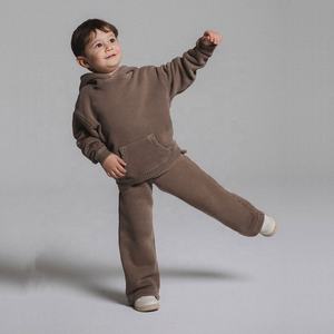 ชุดวอร์มสำหรับเด็กผ้าฝ้าย100% ปรับแต่งได้สำหรับฤดูหนาวชุดวิ่ง-ขายส่ง - Product Image 5