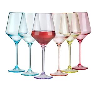 <span class=keywords><strong>Verres</strong></span> <span class=keywords><strong>à</strong></span> vin incassables en Tritan 16oz, gobelets <span class=keywords><strong>à</strong></span> vin rouge transparents résistants aux chocs, sans BPA, réutilisables <span class=keywords><strong>pour</strong></span> les fêtes en extérieur - Product Image 1