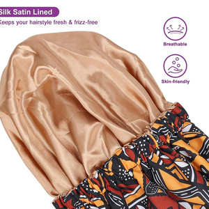 Gorro de Satén Suave para Mujer, para Dormir, Protección para el Cabello, Ajustable, Venta al Por Mayor - Product Image 4