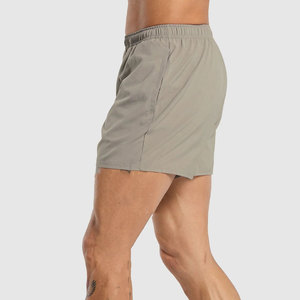 Shorts en coton 100% French Terry épais avec broderie de logo personnalisé, shorts décontractés pour hommes, shorts de fitness - Product Image 3