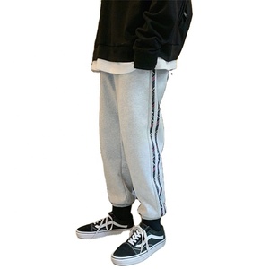 High Quality Men's Homme Mix Custom Color Size Streetwear Joggare Button Track Pants Fitness Jogger Sweat Pants - Product Image 3