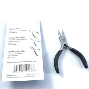 Custom Logo High Quality <b>3</b> Inch <b>Mini</b> Round Nose Pliers Stainless Steel Jewelry Making Wire Wrapping and Looping Tool OEM - Product Image 1