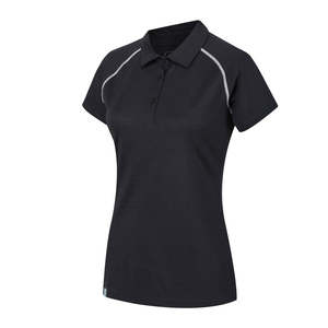Camiseta polo al por mayor 100% poliéster personalizable para mujer, camisetas polo de golf bordadas personalizadas, camiseta polo de algodón para mujer - Product Image 1