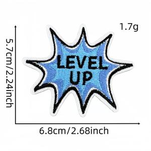 Factory Custom Embroidery Patch Varsity Letter <b>Fabric</b> Badge Heat Press for Jackets Caps Bags Garments Wholesale <b>Iron</b> <b>On</b> Sew - Product Image 2