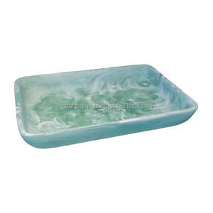 Bandeja de resina epoxi personalizada, superventas, regalo de Navidad, excelente para decoraciones del hogar, servidor de Navidad rodante - Product Image 1