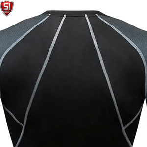 Unisex <b>Long</b> <b>Sleeve</b> Rash Guard <b>Compression</b> <b>Shirt</b> Printed Quick Dry Spandex/Polyester Sports Bodysuit Lightweight Activewear - Product Image 5