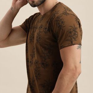 Outdoor Fashion Gym Sports Custom Wholesale T-shirts Casual Sublimated <b>Tshirts</b> Men's T-shirts ringer Men's Round Neck T-Shirt - Product Image 3