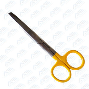 Juego de Tijeras Médicas para Cuidado de la Salud, Amarillas, 3 Piezas: Tijeras de Enfermería, Tijeras para Vendajes y Pinzas Arteriales - Product Image 6