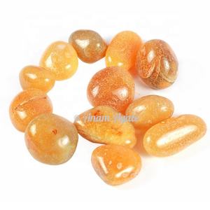 Pierres roulées de cornaline à bandes naturelles en gros pour la guérison émotionnelle - Product Image 2