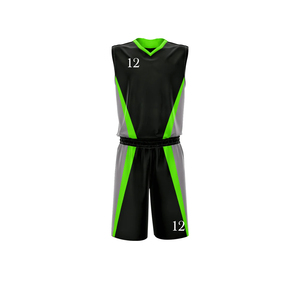 Conjunto de Uniforme de Baloncesto Personalizado, Transpirable, Unisex, de Secado Rápido, 100% Poliéster, Tallas Grandes, Diseño Impreso, Logotipo Personalizado - Product Image 2