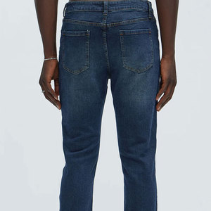 Jeans de Mezclilla Rectos de Alta Calidad con Bolsillos Lavados al Estilo Vintage, Pantalones de Mezclilla Holgados para Hombre - Product Image 5