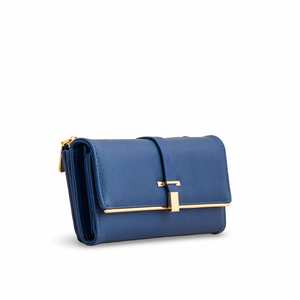 กระเป๋าสตางค์ P70987ลำลองสีน้ำเงินกระเป๋าช้อปปิ้งมีสไตล์ - Product Image 2