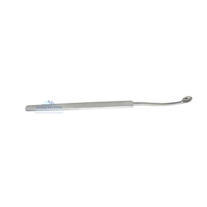 Curettes ovales pour antrum 19 cm en acier inoxydable, curette chirurgicale manuelle ORL pour la chirurgie de l'oreille/du sinus/de l'antrum, instrument approuvé CE ISO - Product Image 2
