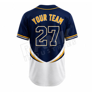 Maillots de baseball à faible MOQ, nouveau style, pour l'entraînement sportif, fabriqués par un fabricant pakistanais - Product Image 2