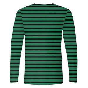 Camiseta de Hombre con Estampado de Leopardo Sublimado, Cuello Redondo, Manga Corta, Corte Regular, Tejido de Punto Jersey, Algodón Transpirable - Product Image 4