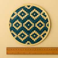Sets de table bohèmes faits à la main en fibre de bambou 100% |   Écologique, épaisseur moyenne, sans motif |   Pack en gros pour restaurant/café/usage domestique