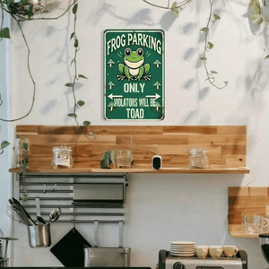 CIFbuy Funny 12x18 Inch Autocollant mural en aluminium TikTok pour panneau de service de ramassage Temu 30.5x45.7cm - Product Image 5